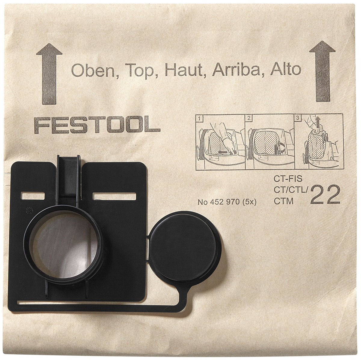 Festool 494632 Filtersack FIS-CT 33 1PCK = 20STK