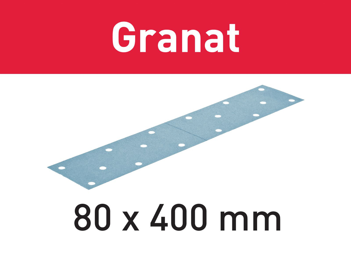 Festool 497162 Schleifstreifen Granat STF 80x400 K180 (1PCK = 50STK)