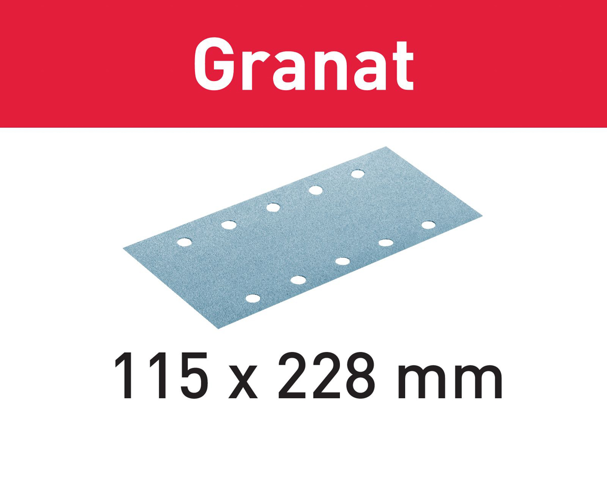 Festool 498947 Schleifstreifen Granat STF 115x228 K120 (1PCK = 100STK)