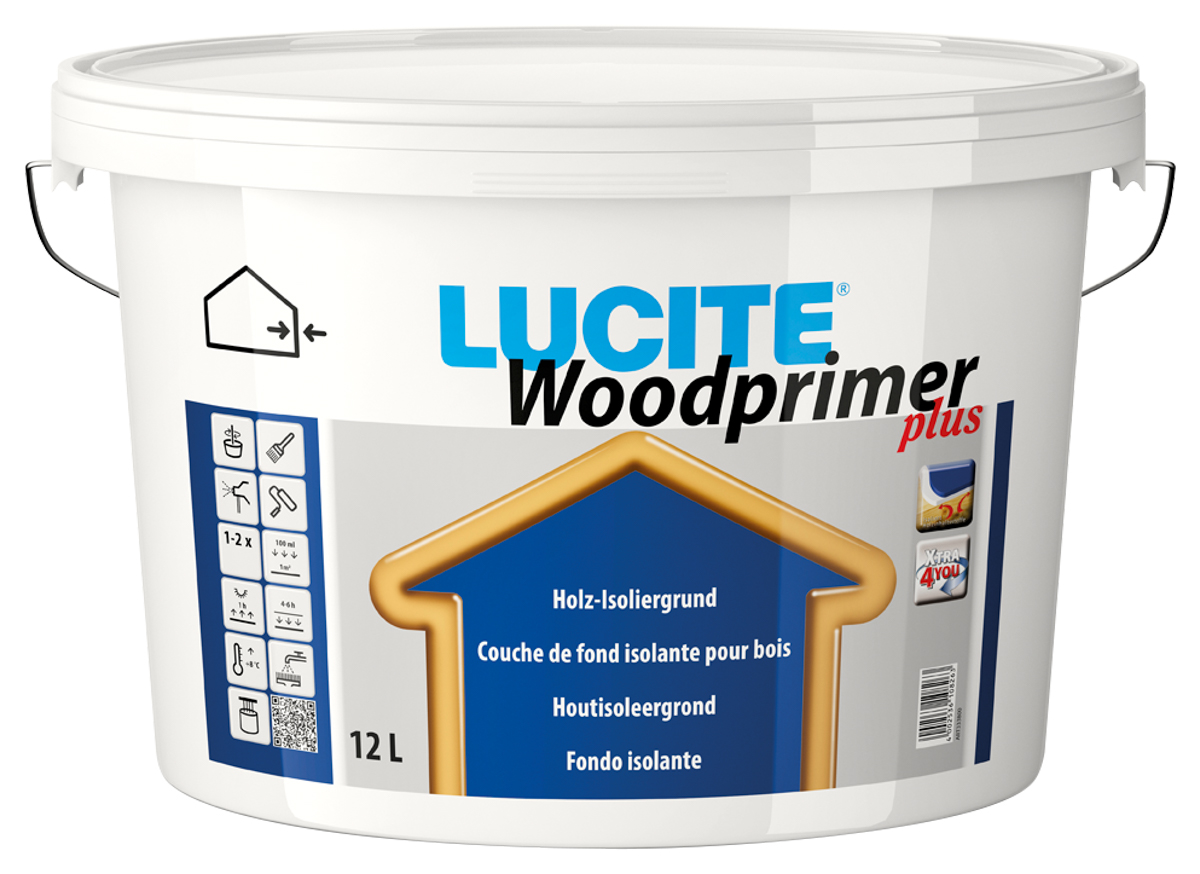Lucite Woodprimer plus 2,5 lt weiß