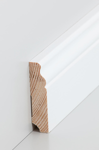 Südbrock Holz-Fußleiste 19 x 80 mm, Oberkante profiliert, Kiefer