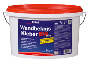 Pufas Wandbelags- und 5,0 kg Bordürenkleber