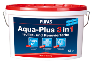 Pufas Aqua-Plus 3in1 Isolierfarbe