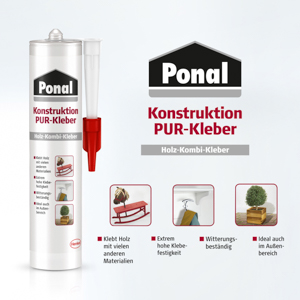 Henkel Ponal Konstruktions 530 gr PU Kleber PEK6N