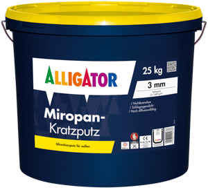 Almix Miropan Kratzputz 2 Grundp.25,0 kg Farbton HBW 70-100