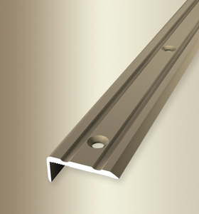 MPlus Winkelprofil 236 SBS 270cm 10 x 24,5mm Alu Sand elox. F9 gerillt
