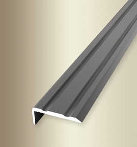 MPlus Winkelprofil 236 SK SBS 100cm 10 x 24,5mm Alu Edelstahl elox. F2 geri.