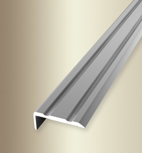 MPlus Winkelprofil 236 SK SBS 100cm 10 x 24,5mm Alu Silber elox. F4 gerillt