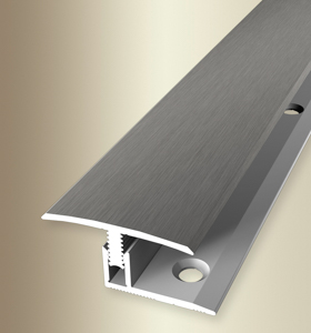 MPlus Übergangsprofil 558 7 - 12mm 270cm Alu Edelstahl elox. F2G Mono Clip