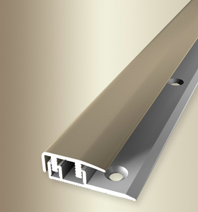 MPlus Abschlussprofil 577 4 -7,5mm 100cm Alu Sand elox. F9 Design Clip