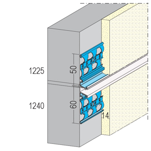 Protektor Gleitlagerfugenprofil 1240