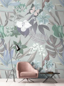 M-Plus Chamäleon 2029 - 206 - Orchid Garden 2 - Tapeten