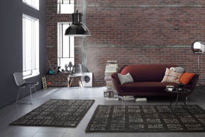 M-Plus Chamäleon 2029 - 20 - Brick Red - Tapeten