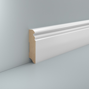 MPlus Südbrock SL 719.080 250cm 19x80mm MDF Folie weiß profil. lackierf.