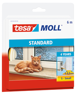 Tesa Tesamoll® Standard Schaumstoffdichtung für Fenster und Türen 5559