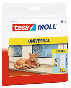Tesa Tesamoll® Schaumstoffdichtung für Fenster und Türen 55604