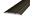 Prinz Alu-Übergangsprofil Edelstahl 100c 1321114100 matt mittig gelocht 38mm