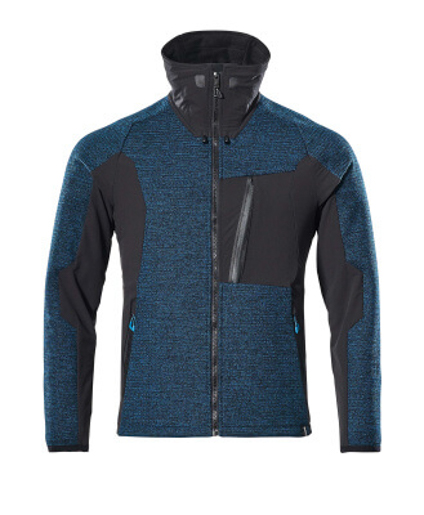 Mascot Strickjacke mit Reißverschluss Gr.L dk.petrol./schw. #17105-309-4409