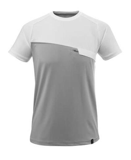 Mascot T-Shirt Gr.XL grau-mel./weiß #17782-945-0806