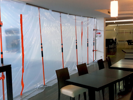 Heylo Staubschutzwand HeyWall Profi Set bestehend aus 39 Teilen #1920103