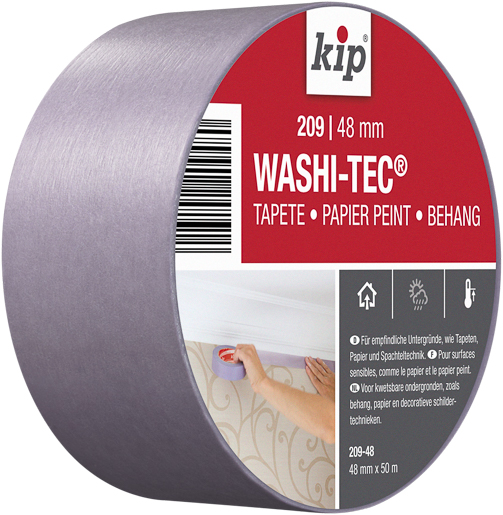Kip 209 Tapetenband Washi 50mx48mm, lila #209-48