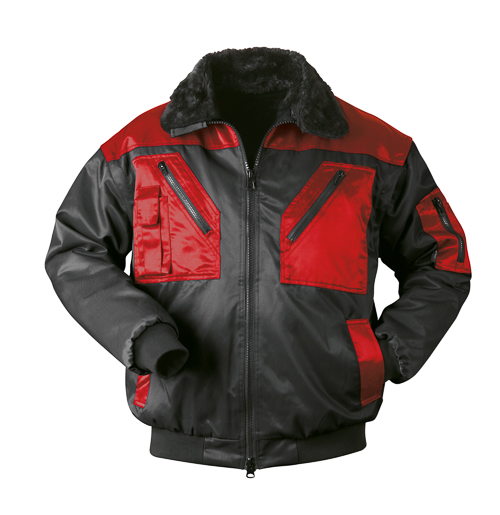 NORWAY-Pilotenjacke Levanger Gr.XXL rot/schwarz #23619