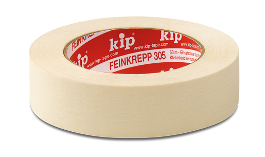 Kip 305 Feinkrepp Standard Plus 50mx18mm, natur #305-18
