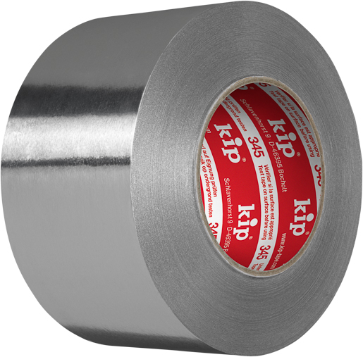 Kip 345 Aluband 100mx75mm, 30my, silber #345-36