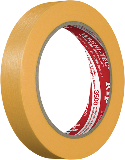 Kip 6508 Fineline Tape Washi Goldband 50mx18mm, orange #6508-18