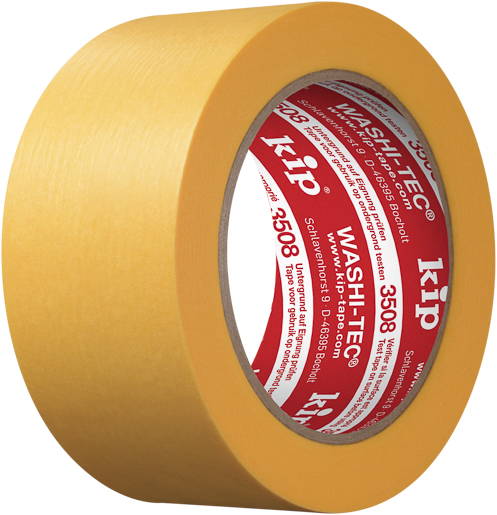 Kip 6508 Fineline Tape Washi Goldband 50mx48mm, orange #6508-48