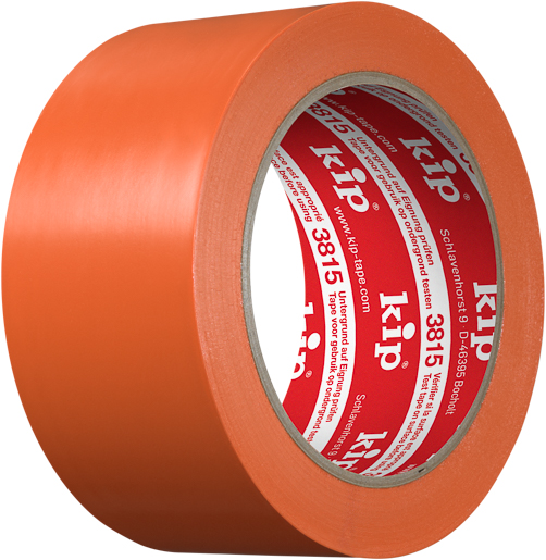 Kip 3815 PVC-Schutzband 33mx50mm, orange glatt #3815-65