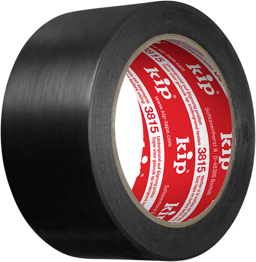 Kip 3815 PVC-Schutzband 33mx50mm, schwarz glatt #3815-85