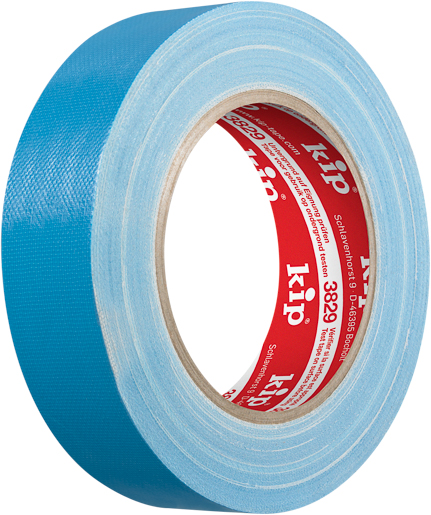 Kip 3829 Gewebe-Steinband 25mx30mm, blau #3829-33