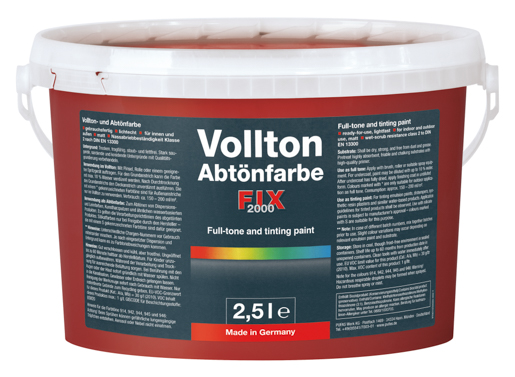 Pufas FIXcolor Abtönfarbe 2,5 lt PG2 915 Weinrot