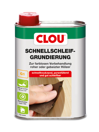 Clou G1 Schnellschl.-Grundierung 250 ml 3.030.000.000.000.250