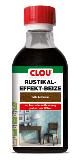 Clou B4 Rustikaleffekt Beize 250 ml Hellbraun 31700.01702.000250