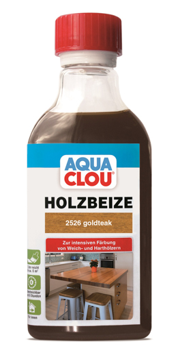 Clou B11 Aqua-Holzbeize 250 ml Goldteak 32300.2526.000250