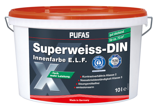 Pufas Superweiß ELF 10,0 lt