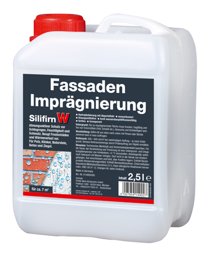 Pufas Silifirn W 2,5 lt Fassaden-Imprägnierung