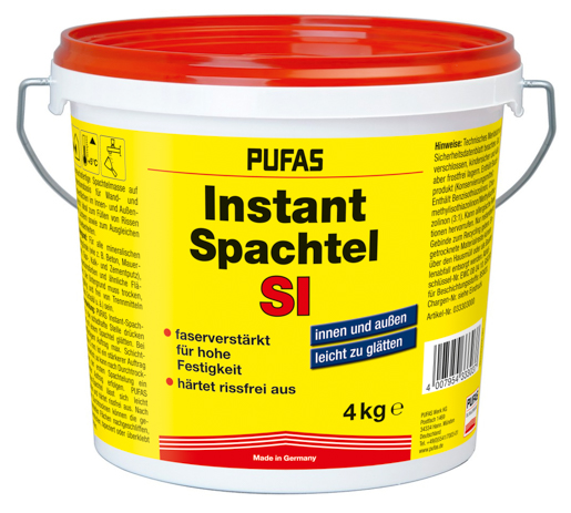 Pufas Instant-Spachtel SI 4,0 kg für innen und außen