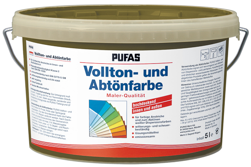 Pufas Abtönfarbe 5,0 lt PG1 508 Umbra Grünlich
