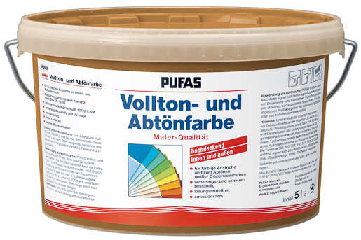 Pufas Abtönfarbe 5,0 lt PG1 511 Oxidbraun