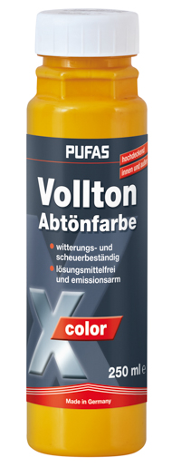 Pufas Abtönfarbe 250 ml PG2 518 Gold