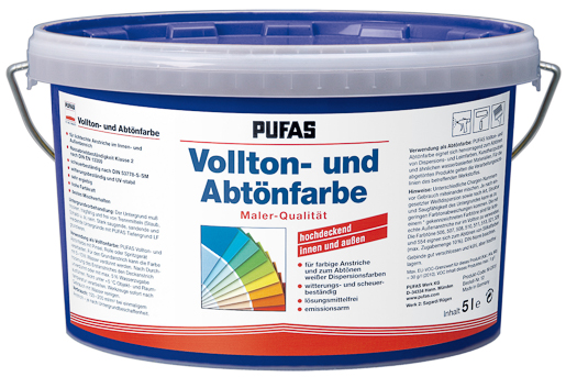 Pufas Abtönfarbe 5,0 lt PG3 536 Ultramarinblau