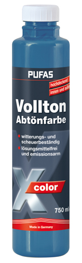 Pufas Abtönfarbe 750 ml PG2 555 Mattblau