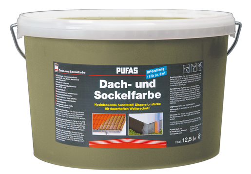 Pufas Dach- und Sockelfarbe 12,5 lt 959 Sandsteingelb