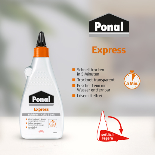 Henkel Ponal Express Holzleim 550 gr PN10X