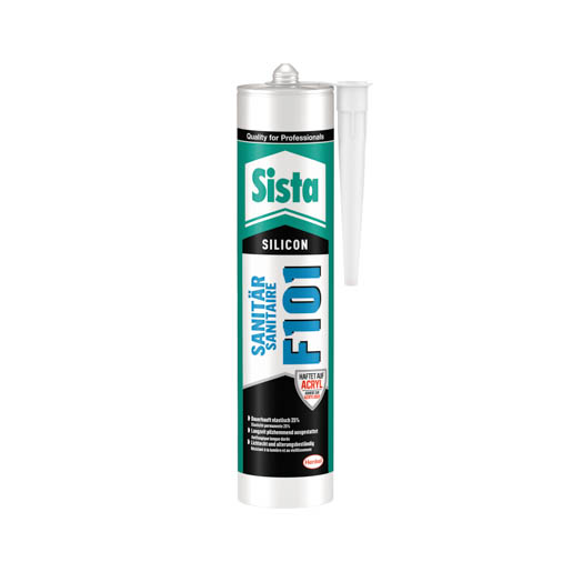 Henkel Sista Sanitär Fugendichter 300 ml F101 zementgrau L21ZG