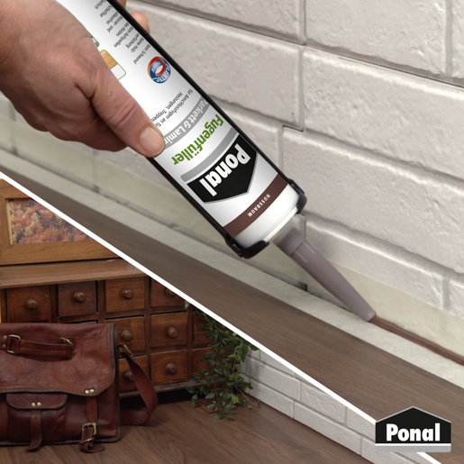 Henkel Ponal Parkett und Laminat 280 ml Fugenfüller nussbaum PN8RF