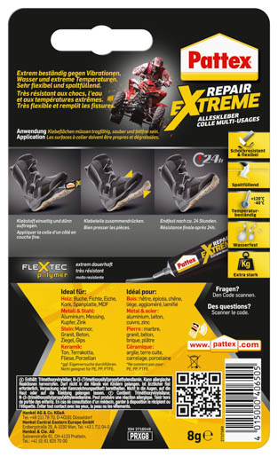Henkel Pattex Repair Extreme Gel 8 gr PRXG8